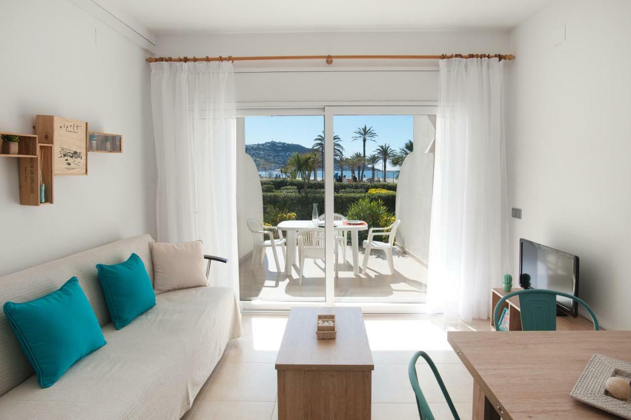 Apartamento A Pie De Playa, Climatizado Y Parking Roses Luaran gambar